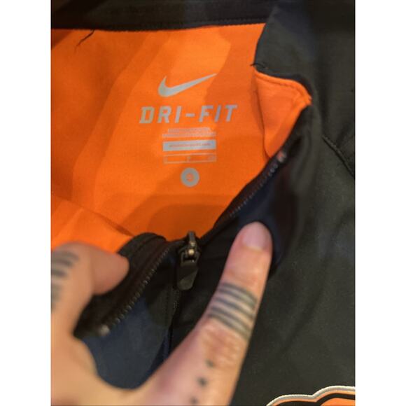 Nike Ohio State Buckeyes Jacket Men’s Small Black Orange Dri-Fit Elite Full Zip - Picture 4 of 6